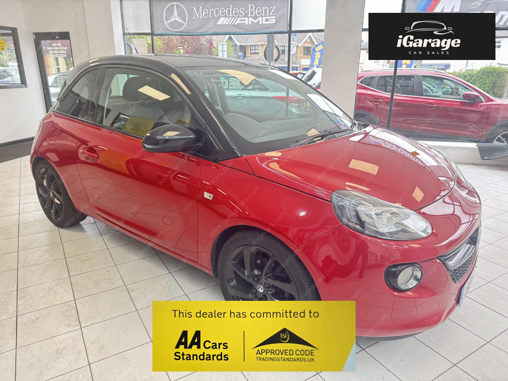 Vauxhall ADAM 1.2i ecoFLEX ENERGISED Hatchback 3dr Petrol Manual Euro 6 (s/s) (70 ps)