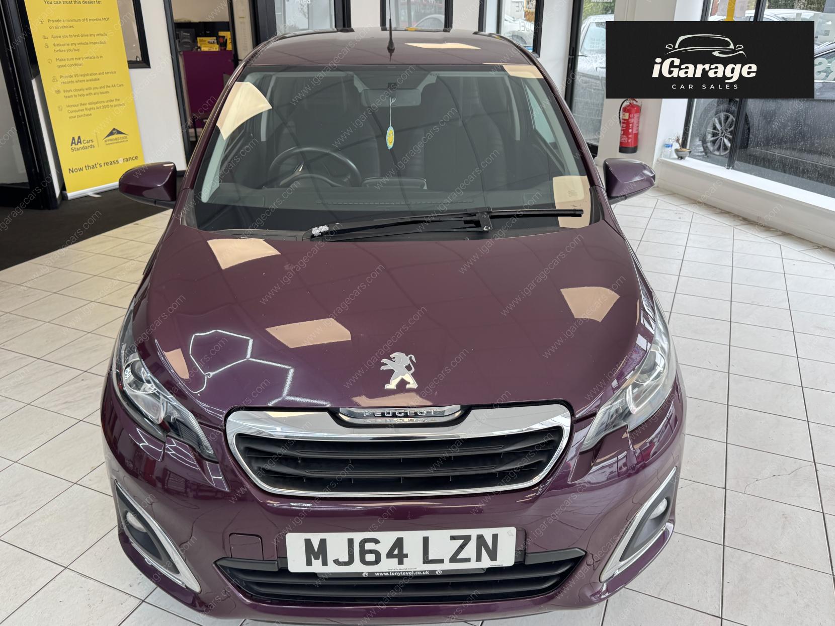 Peugeot 108 1.2 VTi PureTech Allure Hatchback 3dr Petrol Manual Euro 5 (82 ps)