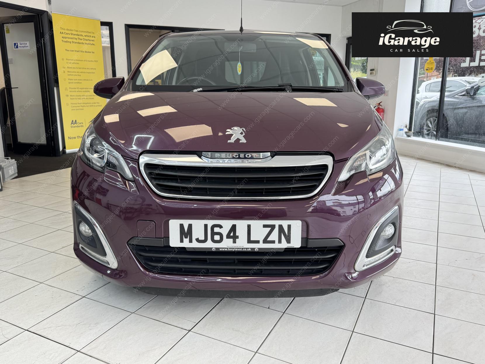 Peugeot 108 1.2 VTi PureTech Allure Hatchback 3dr Petrol Manual Euro 5 (82 ps)