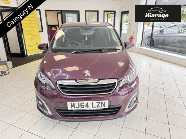 Peugeot 108 1.2 VTi PureTech Allure Hatchback 3dr Petrol Manual Euro 5 (82 ps)