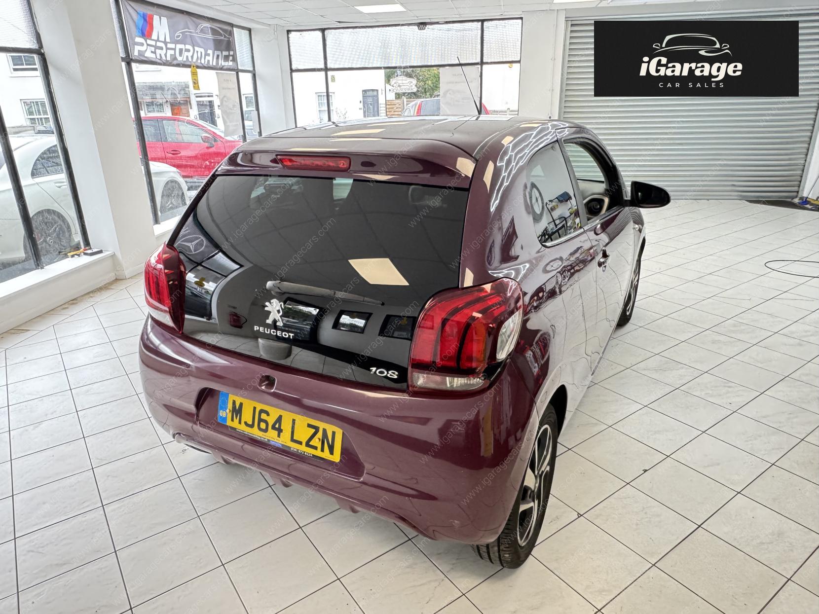 Peugeot 108 1.2 VTi PureTech Allure Hatchback 3dr Petrol Manual Euro 5 (82 ps)