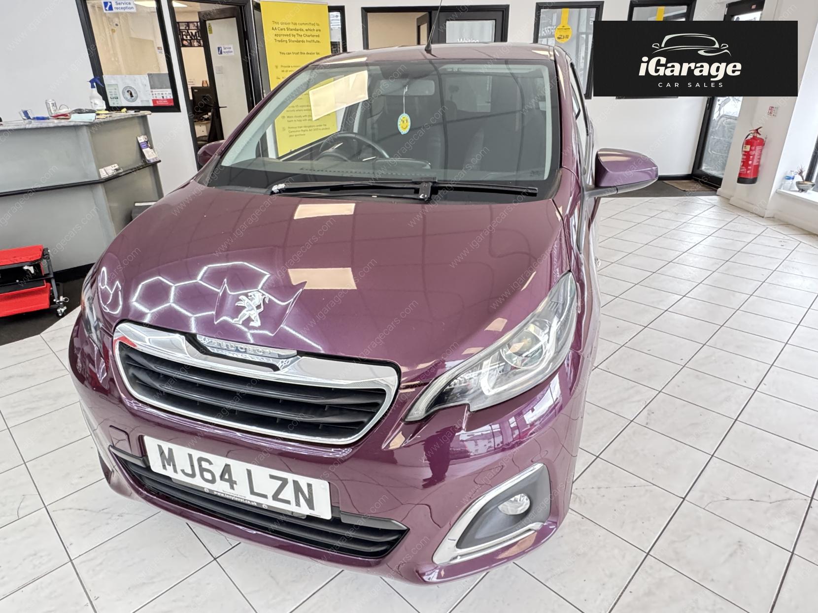 Peugeot 108 1.2 VTi PureTech Allure Hatchback 3dr Petrol Manual Euro 5 (82 ps)