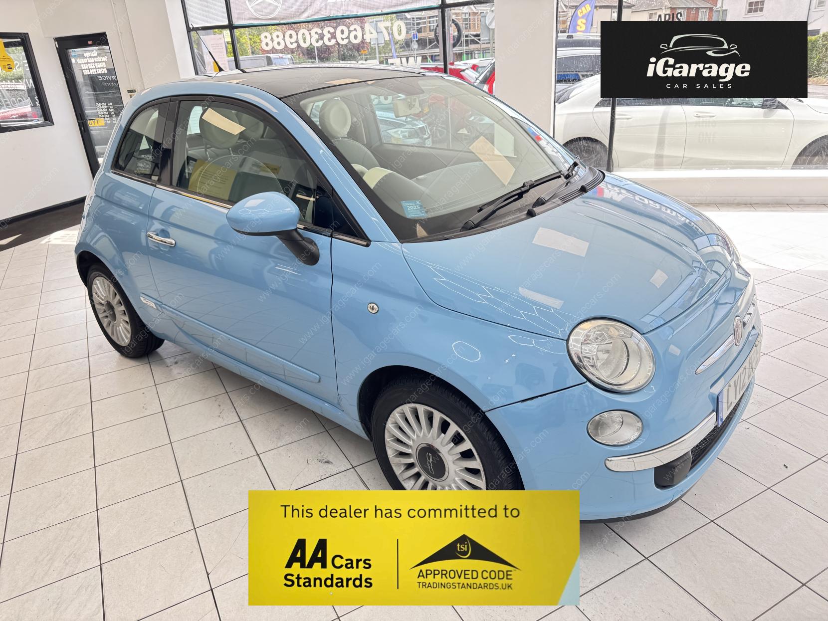 Fiat 500 1.2 Lounge Hatchback 3dr Petrol Dualogic Euro 4 (69 bhp)