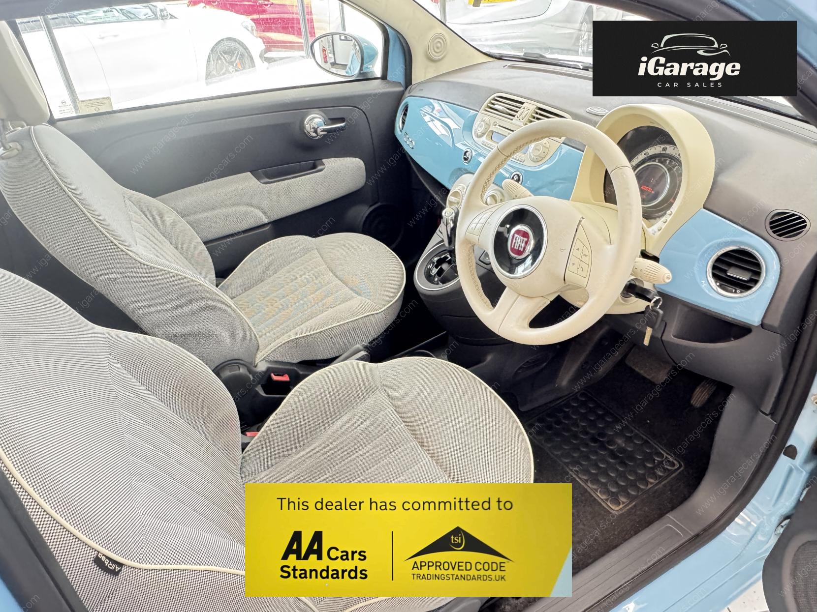 Fiat 500 1.2 Lounge Hatchback 3dr Petrol Dualogic Euro 4 (69 bhp)
