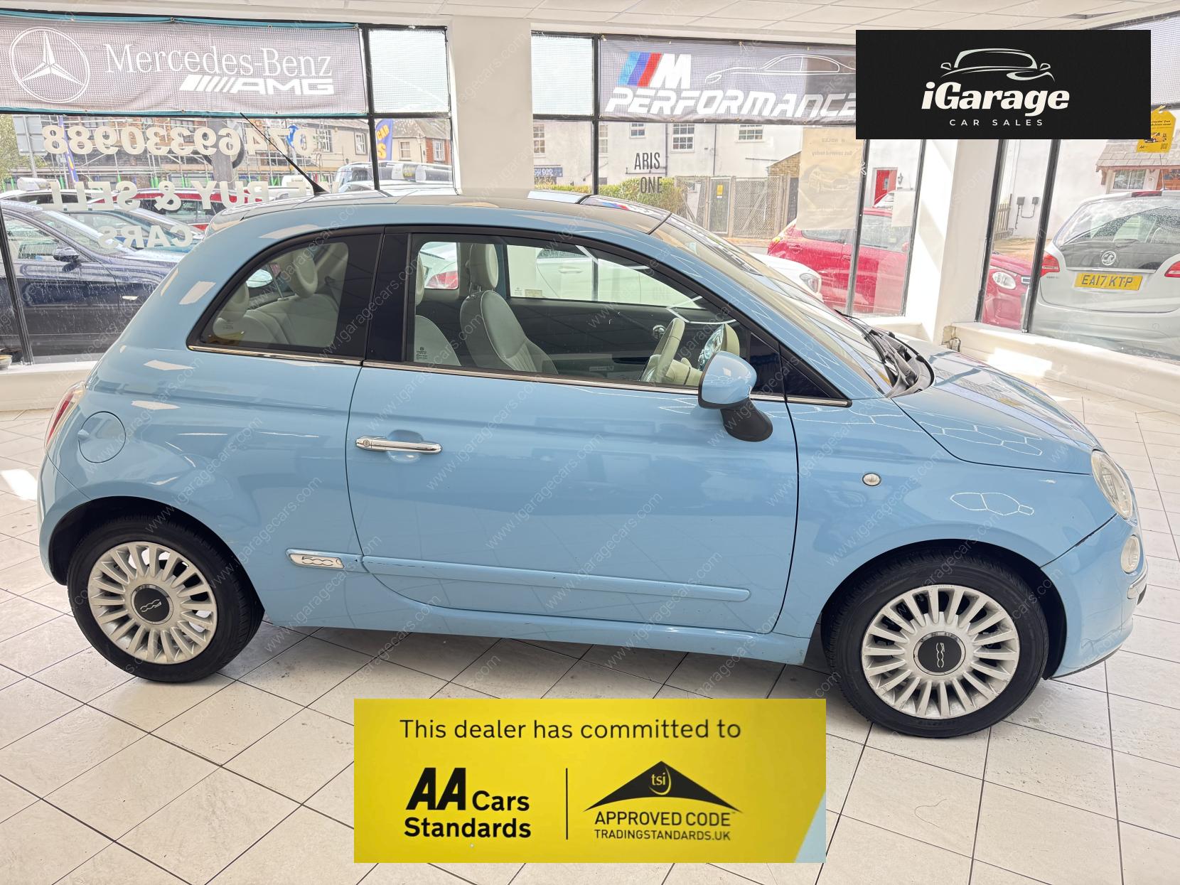 Fiat 500 1.2 Lounge Hatchback 3dr Petrol Dualogic Euro 4 (69 bhp)