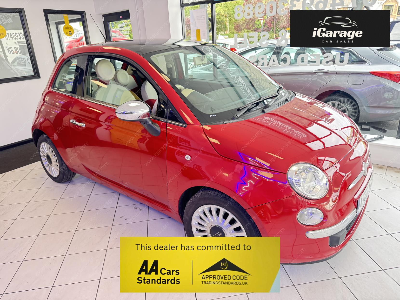 Fiat 500 0.9 TwinAir Lounge Hatchback 3dr Petrol Manual Euro 5 (s/s) (85 bhp)