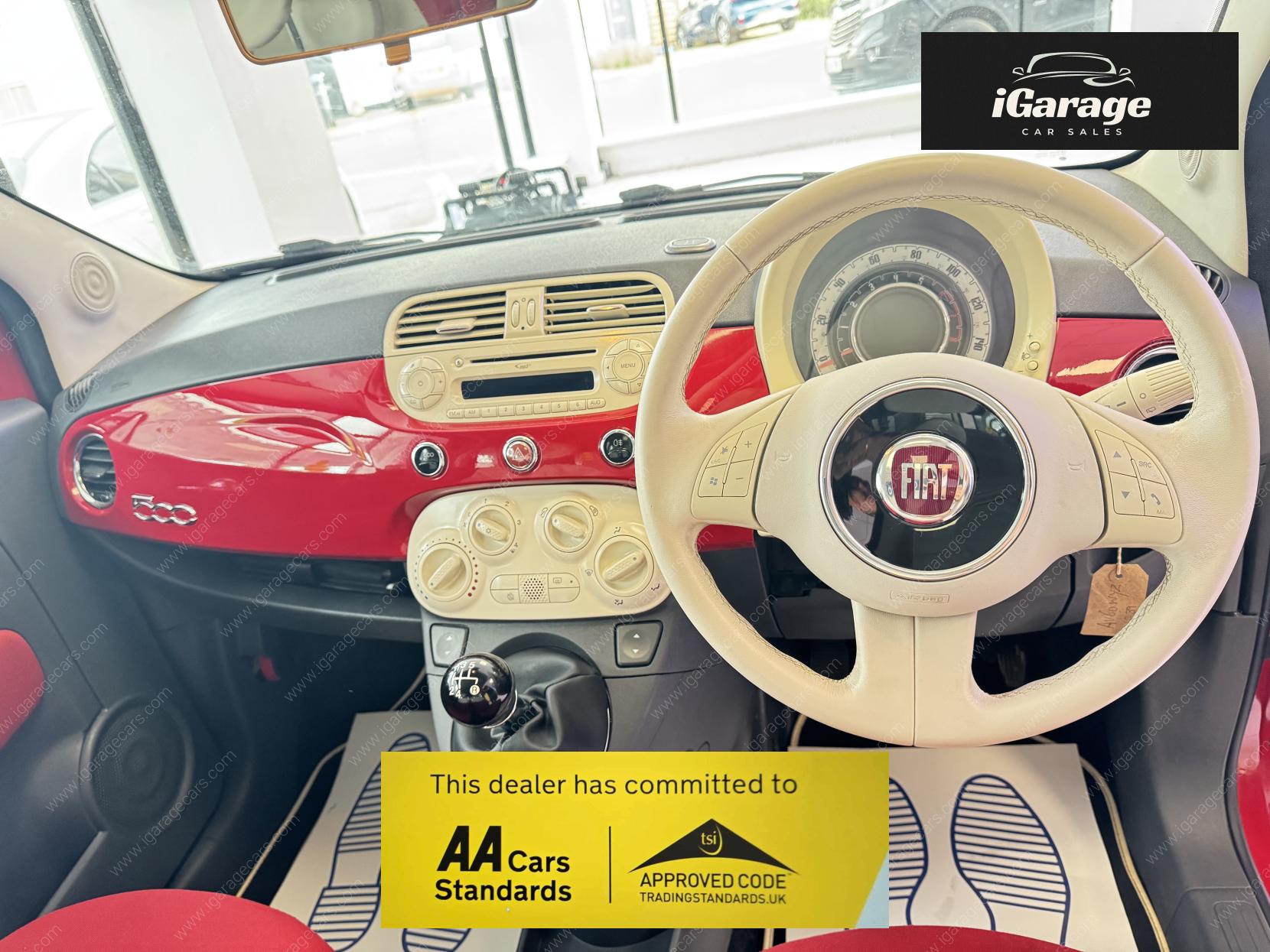 Fiat 500 0.9 TwinAir Lounge Hatchback 3dr Petrol Manual Euro 5 (s/s) (85 bhp)