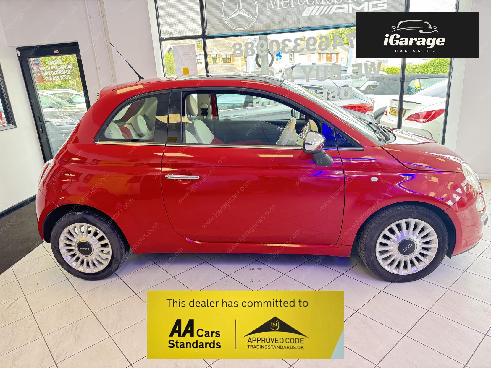 Fiat 500 0.9 TwinAir Lounge Hatchback 3dr Petrol Manual Euro 5 (s/s) (85 bhp)