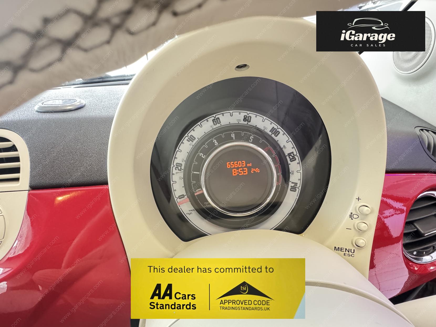 Fiat 500 0.9 TwinAir Lounge Hatchback 3dr Petrol Manual Euro 5 (s/s) (85 bhp)