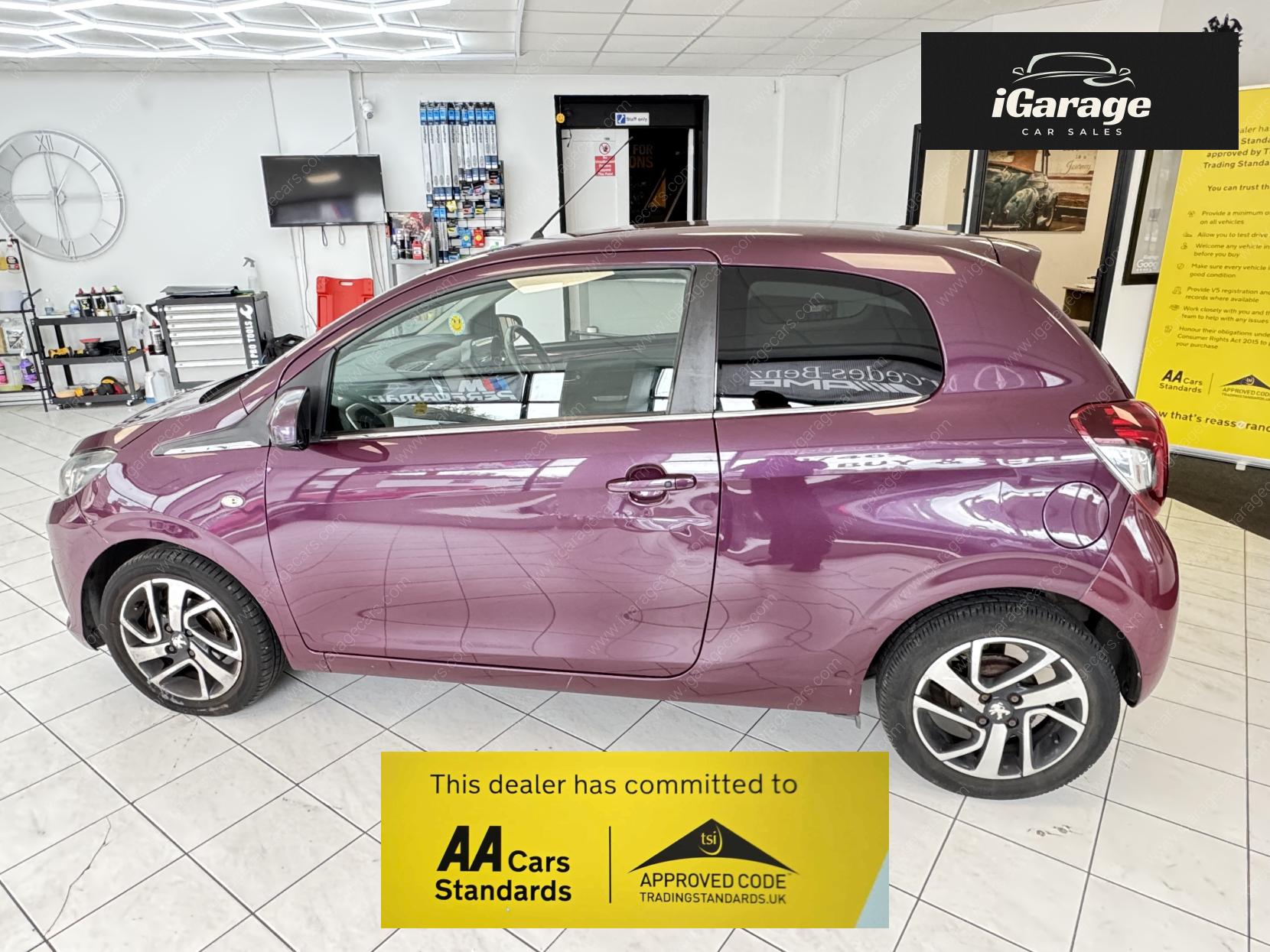 Peugeot 108 1.2 VTi PureTech Allure Hatchback 3dr Petrol Manual Euro 5 (82 ps)