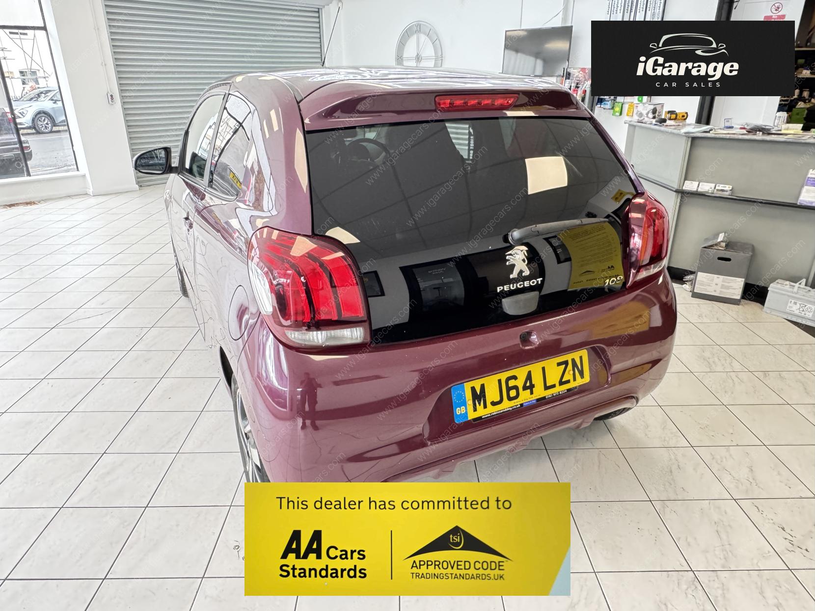 Peugeot 108 1.2 VTi PureTech Allure Hatchback 3dr Petrol Manual Euro 5 (82 ps)