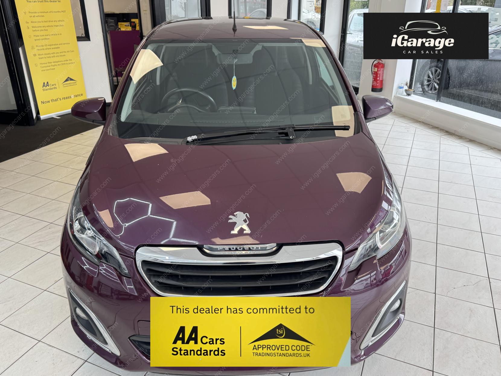 Peugeot 108 1.2 VTi PureTech Allure Hatchback 3dr Petrol Manual Euro 5 (82 ps)
