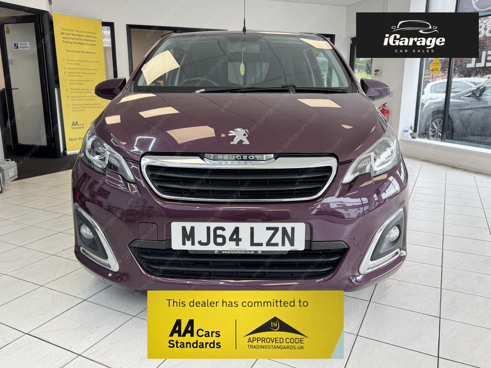 Peugeot 108 1.2 VTi PureTech Allure Hatchback 3dr Petrol Manual Euro 5 (82 ps)