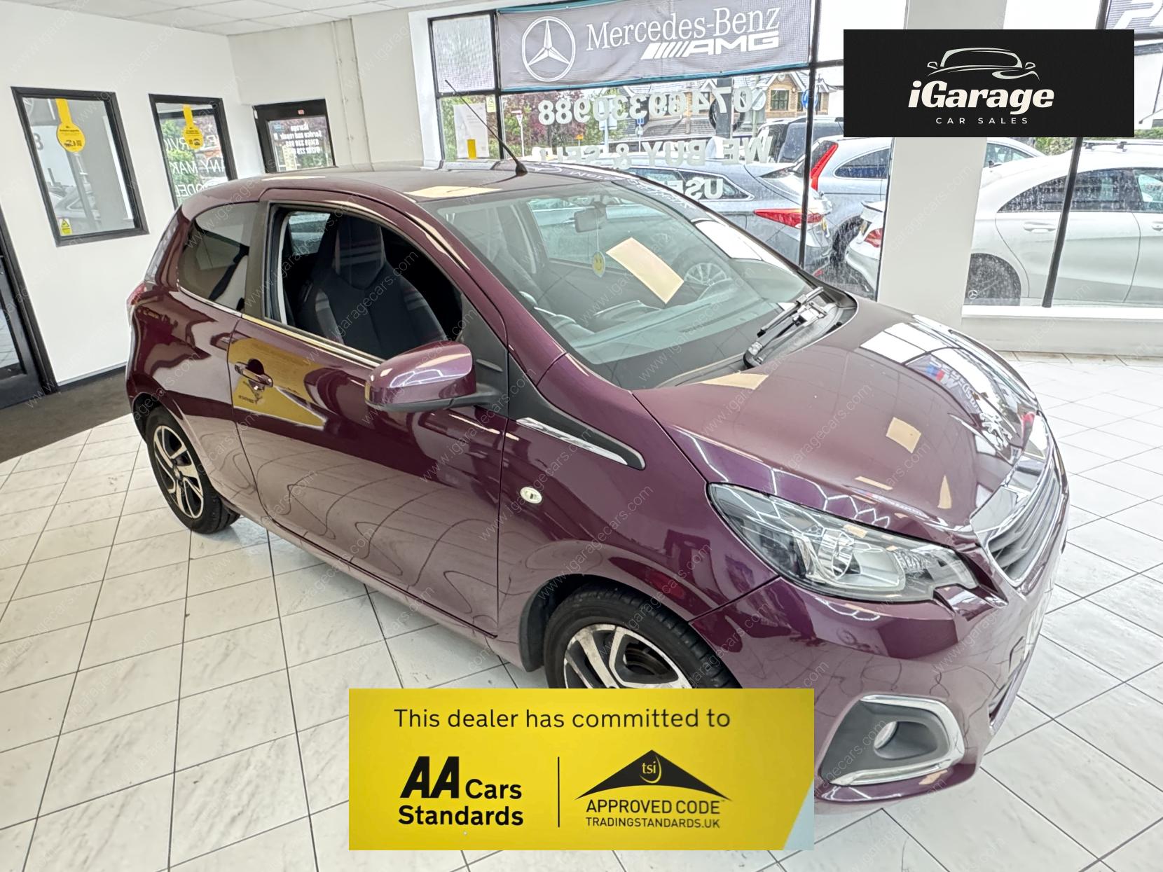 Peugeot 108 1.2 VTi PureTech Allure Hatchback 3dr Petrol Manual Euro 5 (82 ps)