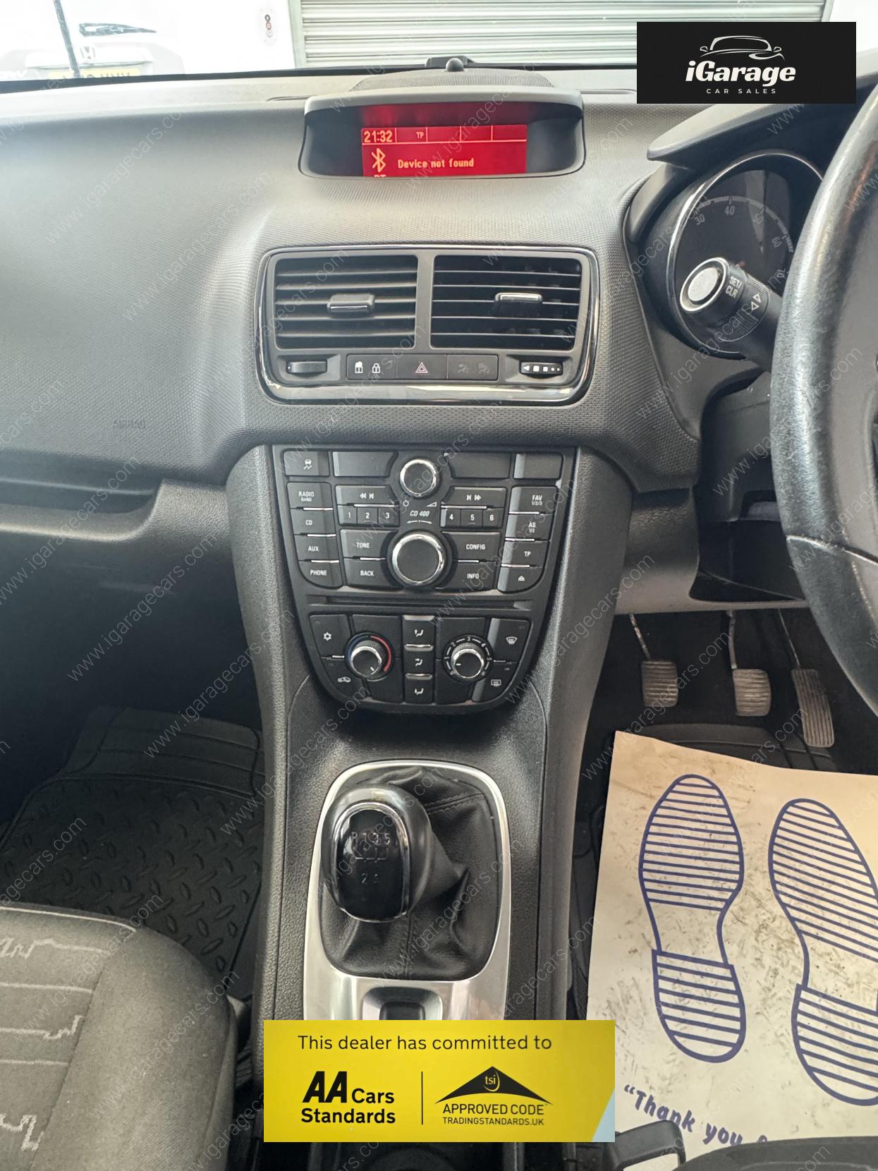 Vauxhall Meriva 1.4i Life MPV 5dr Petrol Manual Euro 6 (100 ps)