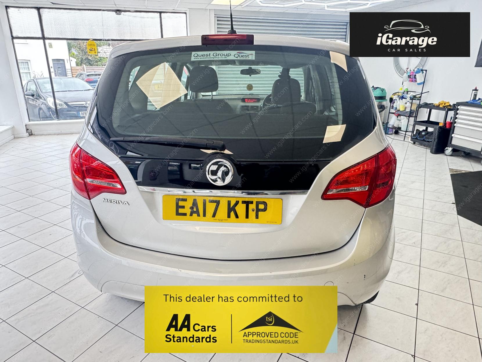 Vauxhall Meriva 1.4i Life MPV 5dr Petrol Manual Euro 6 (100 ps)